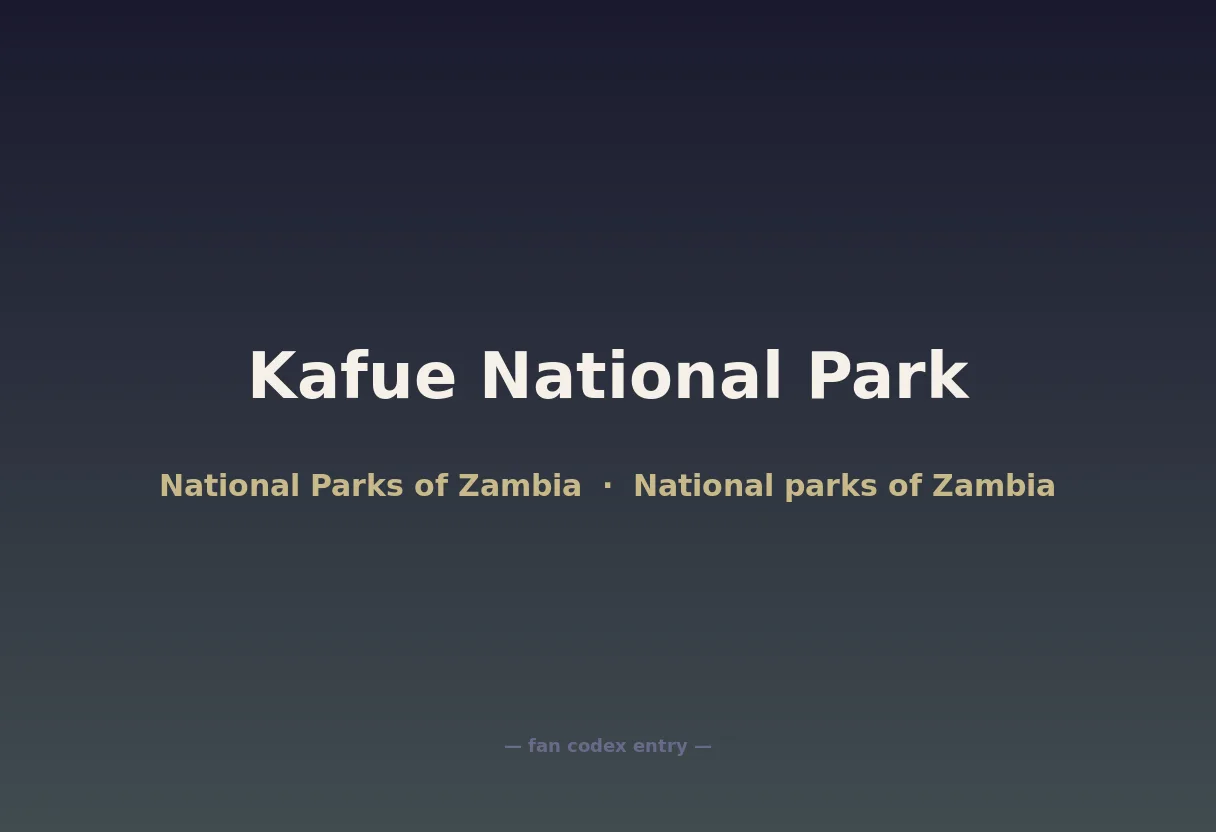 Kafue National Park