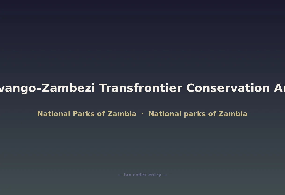 Kavango–Zambezi Transfrontier Conservation Area