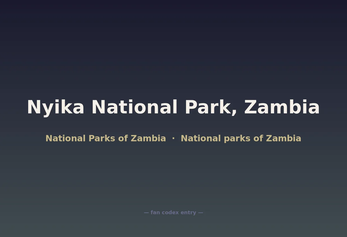 Nyika National Park, Zambia